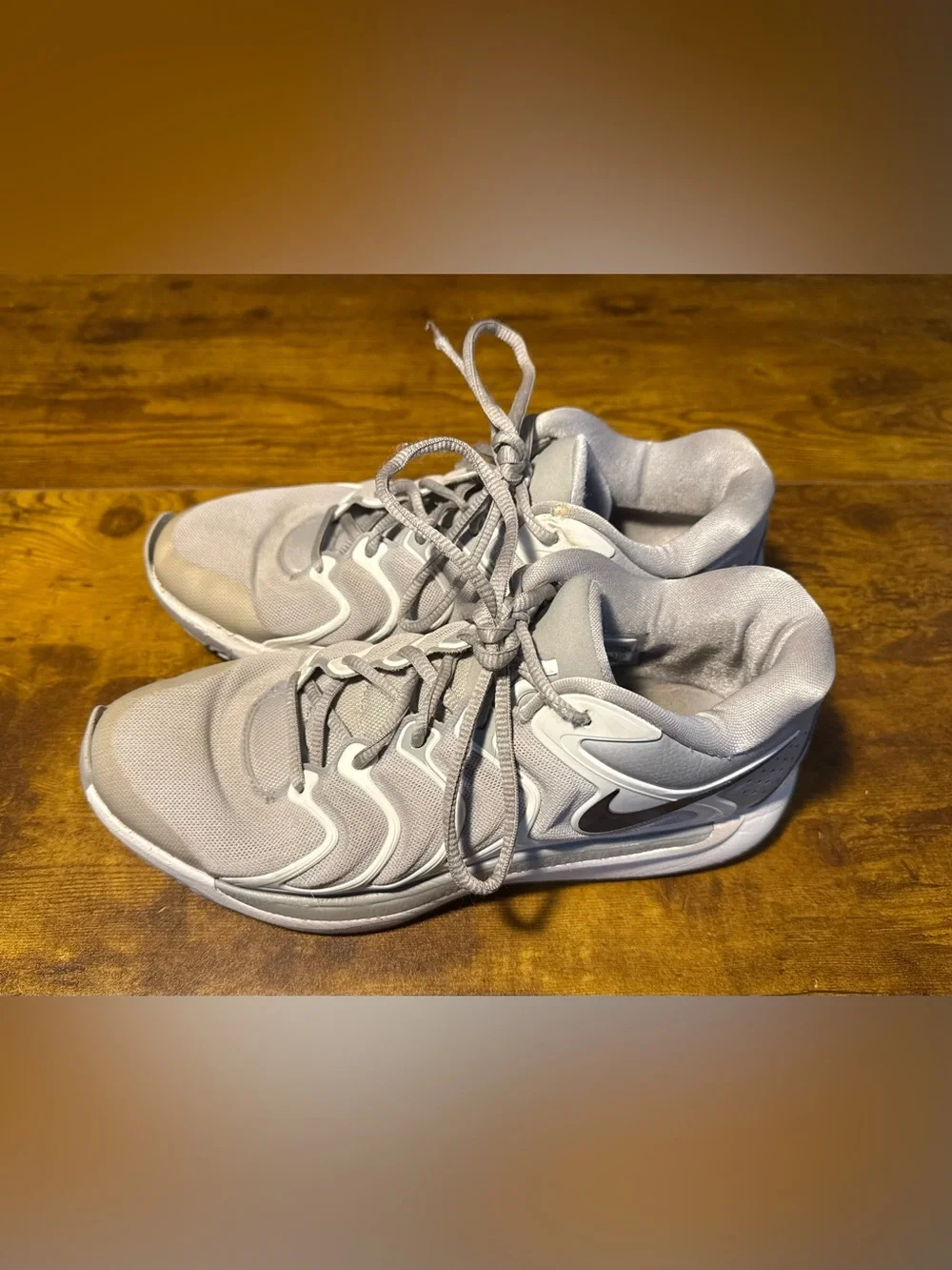 Nike Gray Women's Lightweight Lace-Up Sneakers